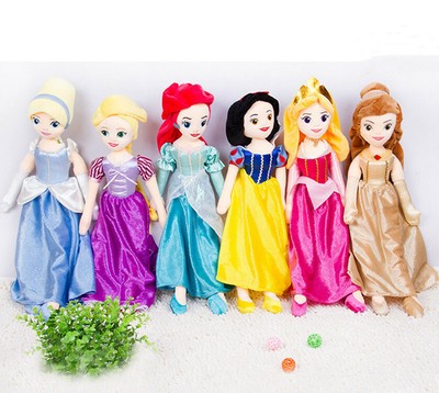 disney princess plush doll collection