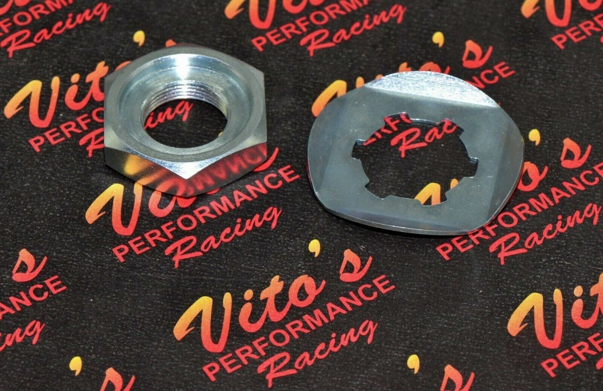 90179-18020 RD400F Daytona Front Sprocket Lock Nut Compatible with Yamaha NOS RD250F RD250 RD400 for Raptor 660 (2001, 2002, 2003, 2004, 2005), Replaces 90179-12181-00