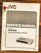 JVC A-K22 Amplifier Service Manual Original 