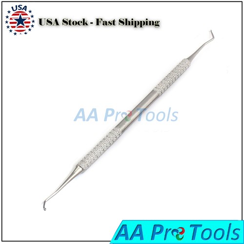 12 PCS DENTAL EXCAVATOR 17W, ENDO SPOON DOUBLE ENDED INSTRUMENTS STAINLESS STEEL - Picture 2 of 4