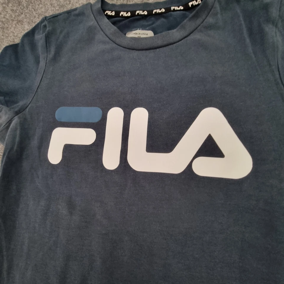 Camisa Fila Mujer XSMALL Azul Adulto Deportes Informal Camiseta Manga Corta Talla XS Foto 2 de 4