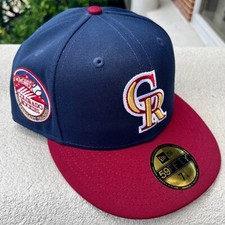 Colorado Rockies Denver Nuggets NBA Crossover New Era 59FIFTY Hat Club 7 5/8