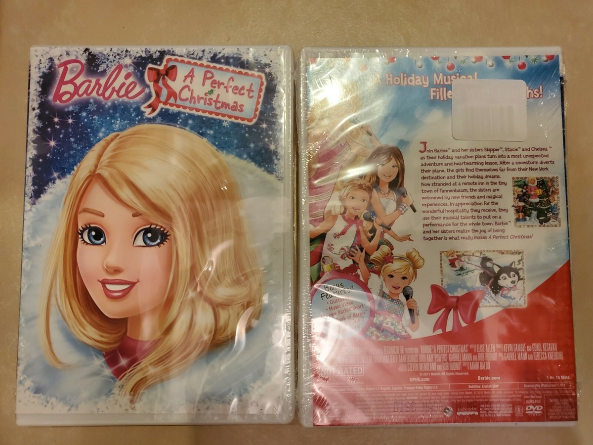 New Dvd Barbie A Perfect Christmas one barbie movie