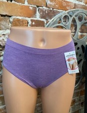 Jockey Lilac Smooth  Shine Seamfree Hi-Cut Brief Womens 5 New Fits sz 6-8