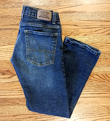 Levis Womens Signature S67 Athletic Stretch Straight Jeans Sz 14