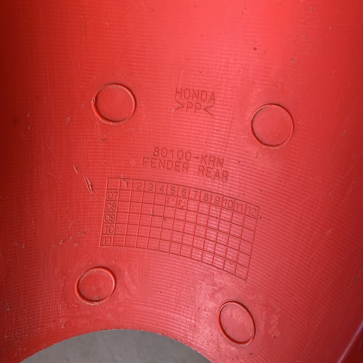 80100-KRN honda CRF250 crf250 rear fender red CRF 250 R | eBay 80100-KRN honda CRF250 crf250 rear fender red CRF 250 R | eBay
