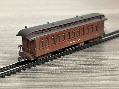 Lok 14 Nn3 Brass #27005 Coach - Denver & Rio Grande Western #300 *Weathered #3