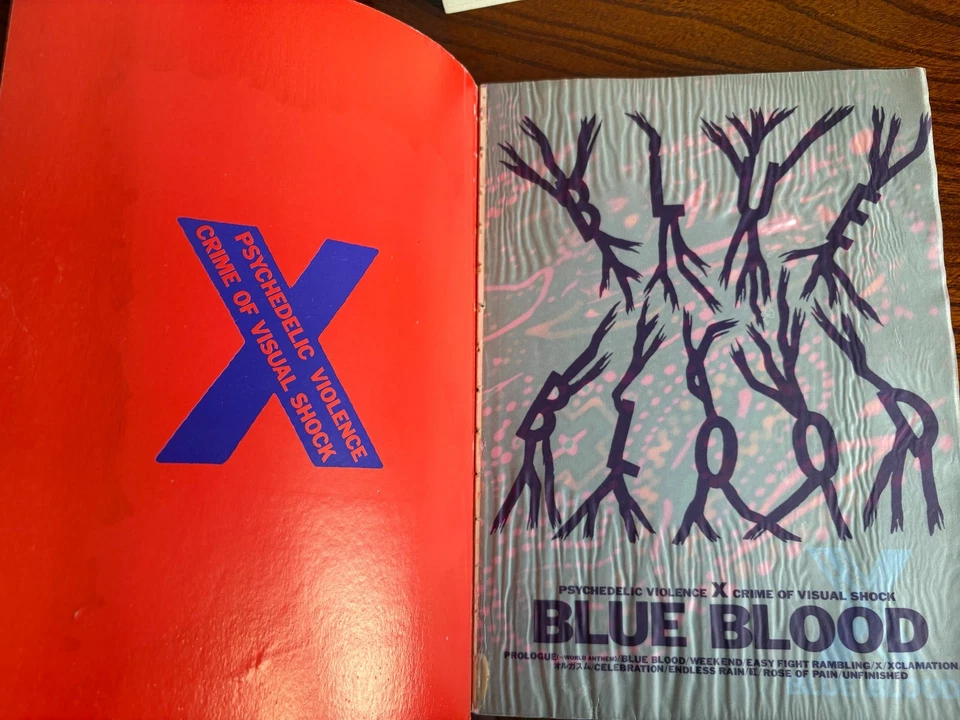 X Japan Blue Blood Band Score Sheet Music Yoshiki  Toshi  HIde Used Item - Image 3 of 4