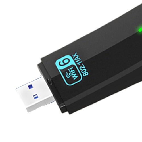1800Mbps Wireless WiFi 6 Dongle USB Adapter PC Laptop Dual Band WiFi HighspeedwL - Afbeelding 6 van 7