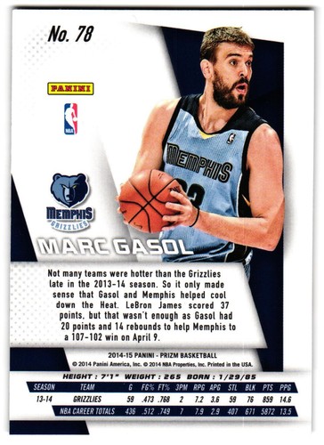 2014-15 NBA Panini Prizm Basketball Cards / You Pick / EX-MT - Picture 85 of 265
