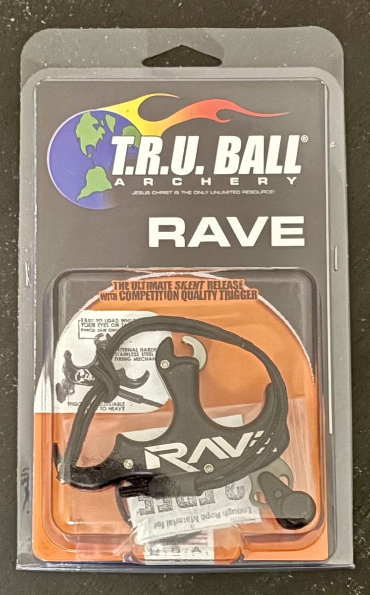 Bow Release T.R.U. Ball T-Rex Bone Collector Release - Black - 4 Finger -  TTR4-BK... Bow Release For Compound Bow, image size:747x1200