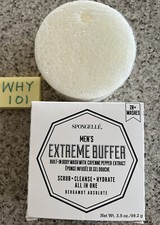SPONGELLE Men  s Extreme Buffer BERGAMOT ABSOLUTE Built In Body Wash SEALED 18