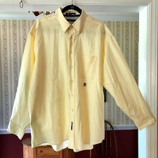 Tommy Hilfiger Original Men's Shirt Oxford long sleeve yellow 17 1/2 34-35