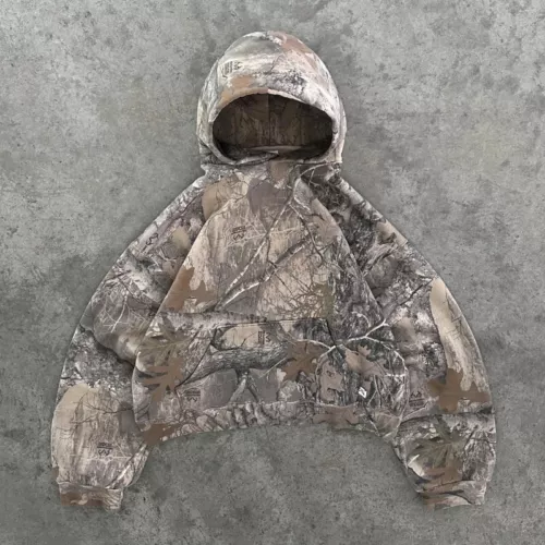Retro Zip Up Hoodie Herren Camouflage Muster Zipper Sweatshirt Unisex Camo Hoodie