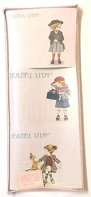 BEAUTIFUL SUNDAY MEMO SET by KUTSUWA BS-207 VINTAGE '80s VERY RARE SEALED