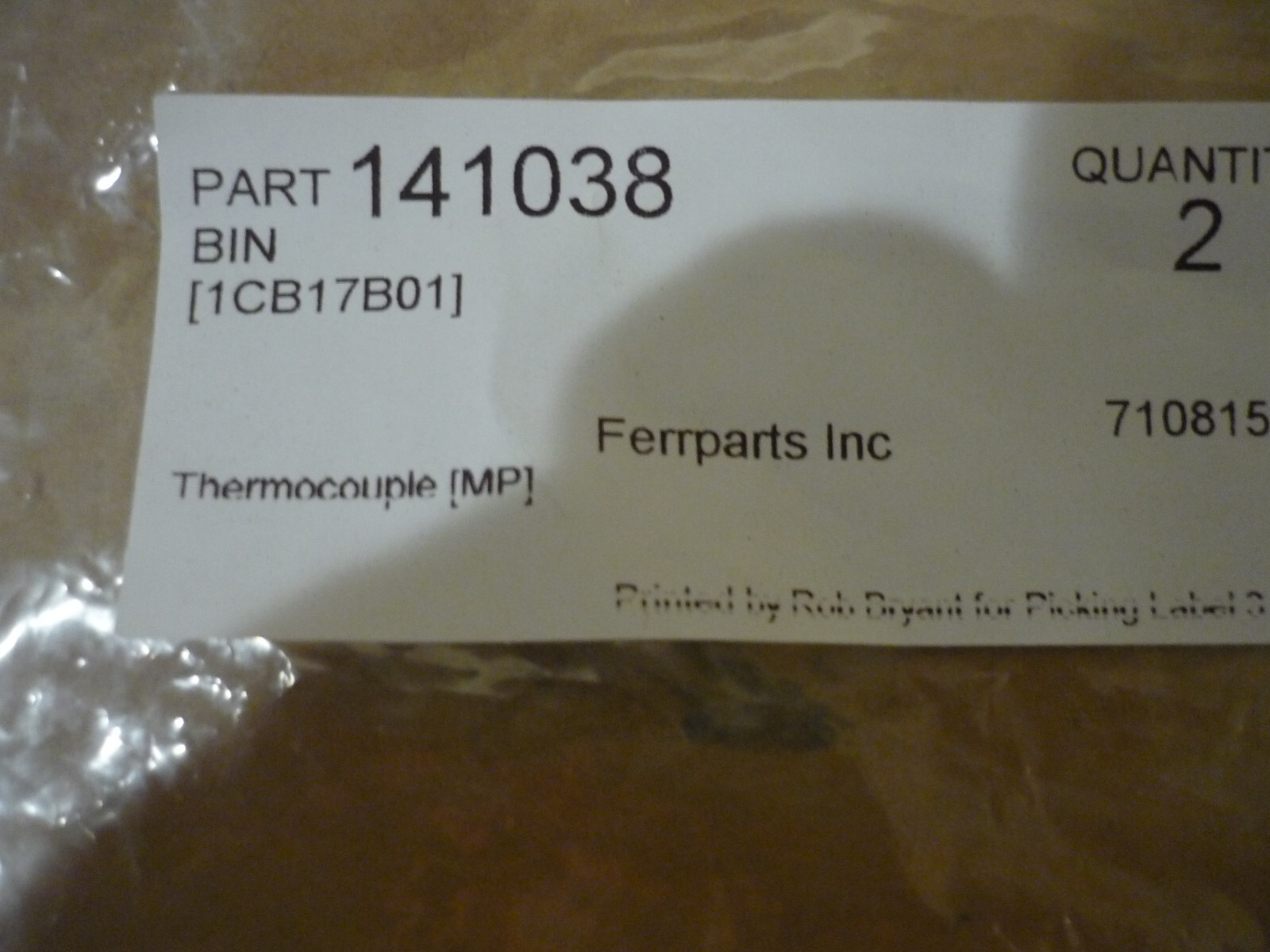 Ferrari Mondial T - Thermocouple  NEW- P/N 141038