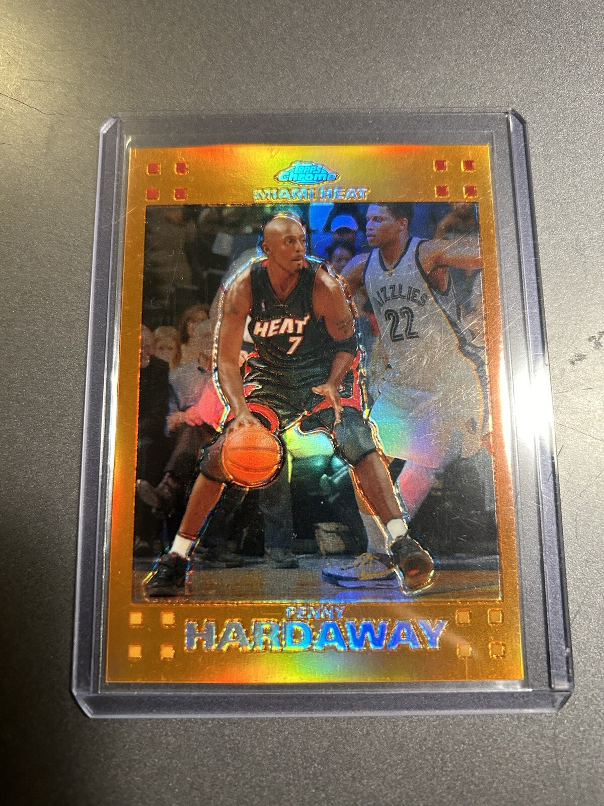 2007-08 Topps Chrome Orange Refractor Anfernee Hardaway /199 Rare