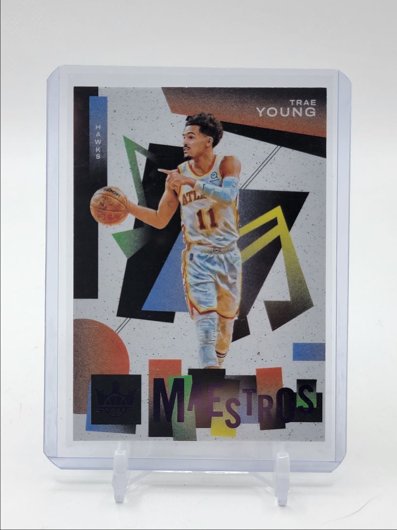 TRAE YOUNG 2021-22 COURT KINGS MAESTROS VIOLET HAWKS /49 Q2750
