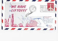 AL WORDEN APOLLO 15 ASTRONAUT PERSONALLY AUTOGRAPHED COVER