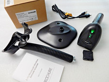Symcode Wireless 2D Barcode QR Bluetooth Scanner w/Auto-Sensing Stand MJ-4590DB