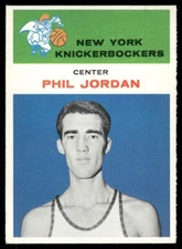 CENTERED EX-MT PHIL JORDAN 1961 FLEER NBA-24 UNCREASED ROUGH-CUT EDGE TPHLC-4167