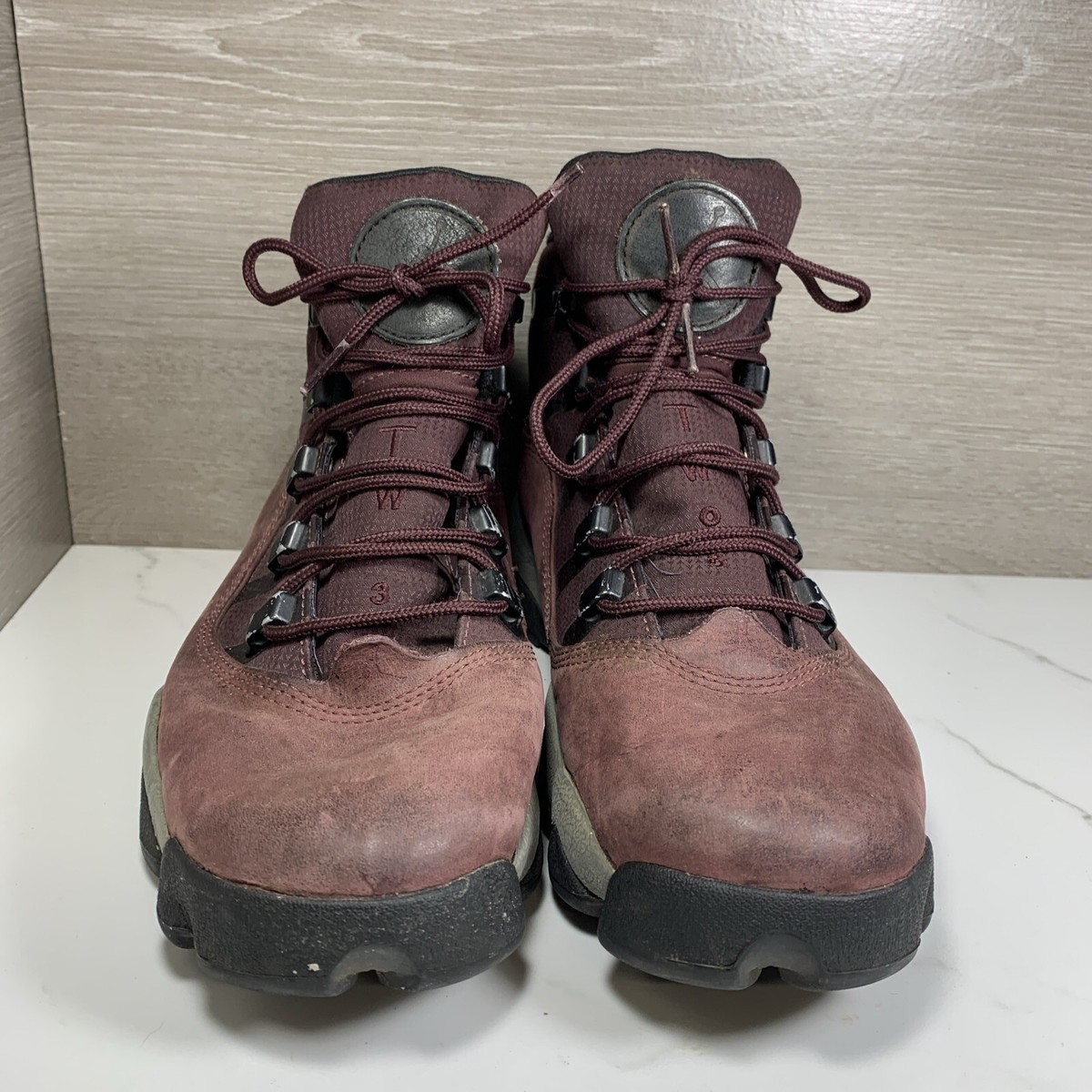 Size 7 - Jordan 6 Rings Winterized Leather Burgundy 414845