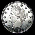 1883 Liberty V Nickel ---- Unc Condition Coin ---- #245E — photo 1