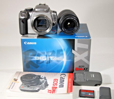 Canon EOS Rebel XT Silver EF-S 18-55mm Camera Kit with SD Card, Charger