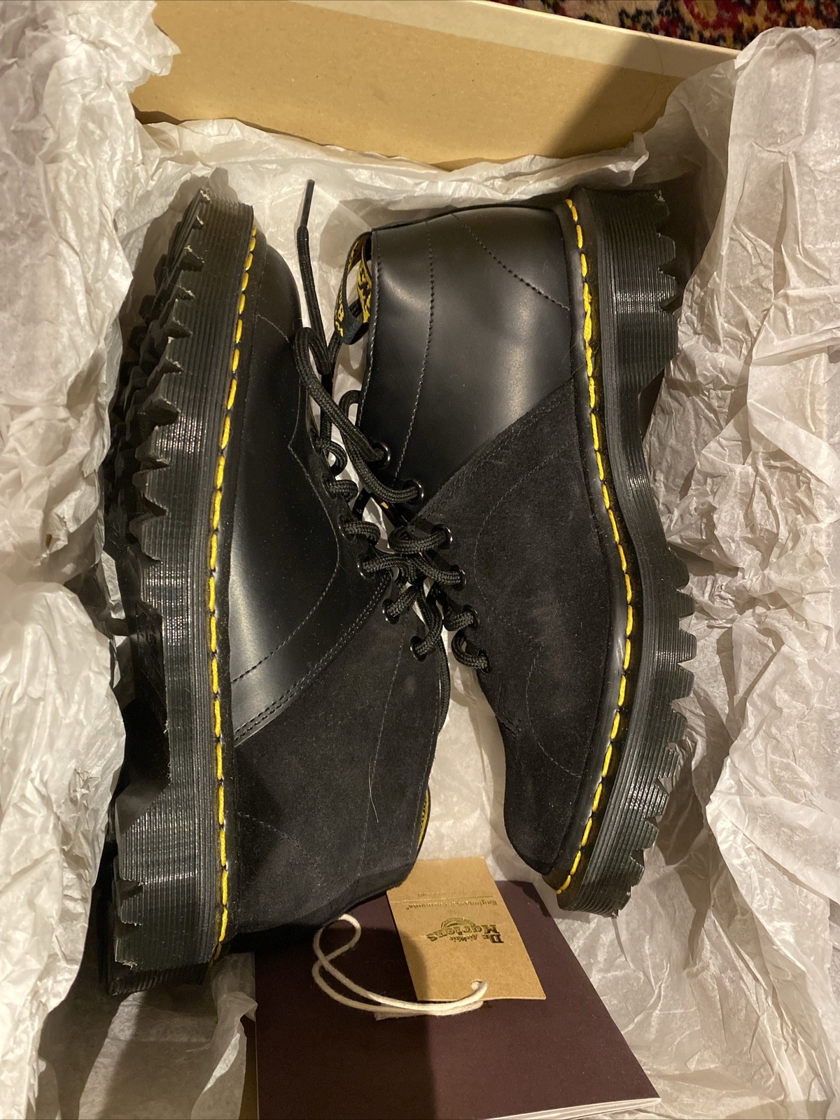 Dr Martens Engineered Garments Suede Boots Size UK 4 US 5