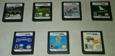 Lot Nintendo DS Games, Girl's TinkerBell Enchanted Zhu Zhu Hannah Montana Nancy