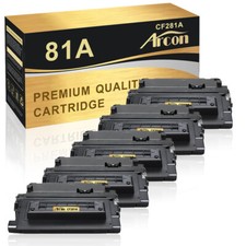 5 PK CF281A 81A Toner For HP LaserJet Enterprise Flow MFP M630Z MFP M630F M630H