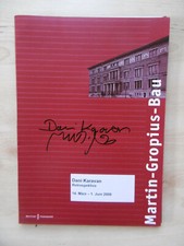 Dani Karavan Autogramm signed Pressemappe "Retrospektive"