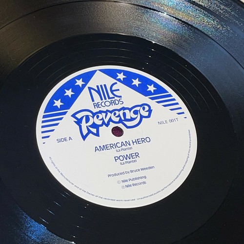 RARE 1982 REVENGE AMERICAN HERO EP UK 1ST PRESS NILE RECORDS POWERPOP ROCK PUNK - Photo 6/9