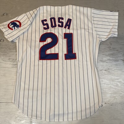 VTG Russell Athletic Diamond Collection Chicago Cubs Sammy Sosa