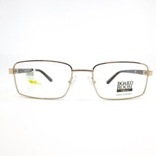 Boardroom Classics BC 5001 YG Gold Rectangle Eyeglasses Frames 54-18 145 mm