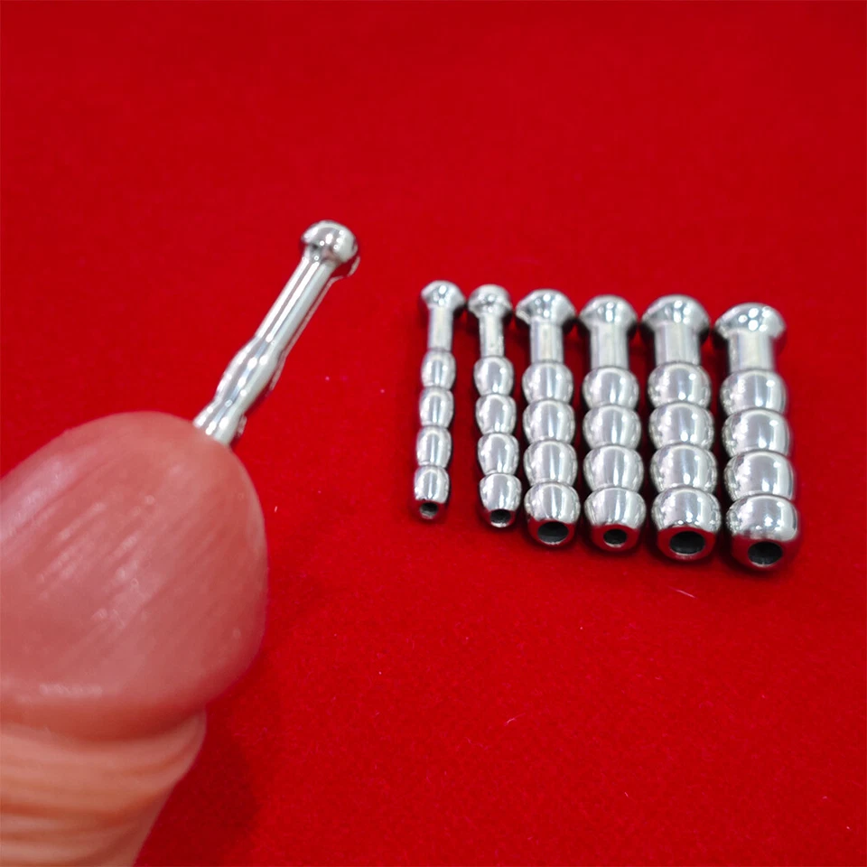 Металлическая вилка Penis звучащая растяжитель уретры сквозное отверстие стержень расширитель трубка БДСМ - Изображение 3 из 4