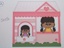 3D-U Pick- African American Boy Girl Baby Family Siblings Paper Embellishment