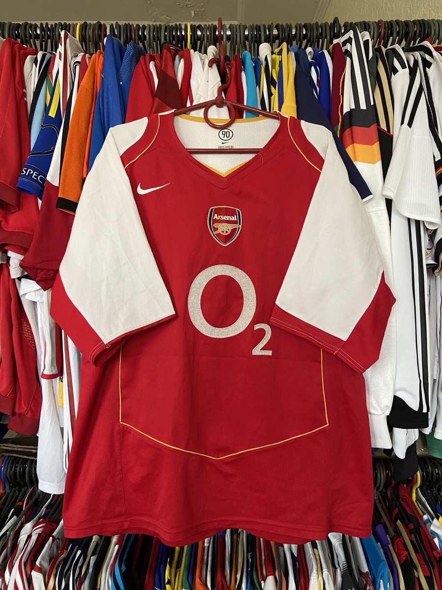 ARSENAL LONDON 2004 2005 HOME FOOTBAL SHIRT SOCCER JERSEY