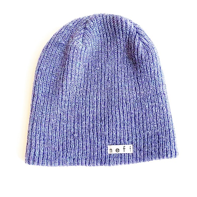 purple neff beanie
