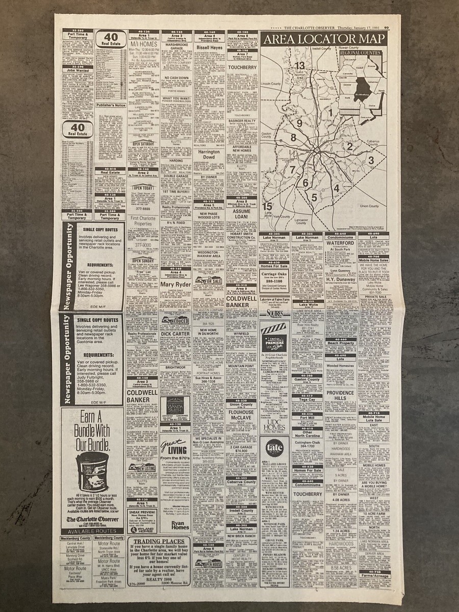 Gulf War Operation Desert Storm Begins Full Newspaper w Headline