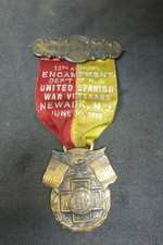 Spanish War Vets,1916 Annual Encampment Ribbon