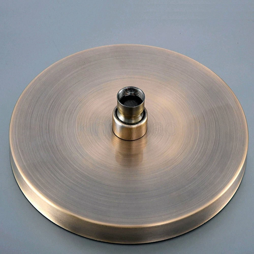 Antique Bronze Round Rainfall Shower Head Rotatable Top Rain Shower Head
