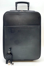 AUTH Louis Vuitton Taiga Pégase 45 M23302 Ardoise Suitcase W/Lock DD040114