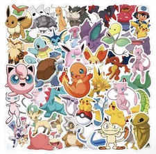  2 Pack Random Pokemon Sticker Pack Mystery 2 Stickers Anime