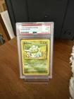 Pokémon 1999 Base Set Unlimited Bulbasaur PSA 9 Slab Damaged