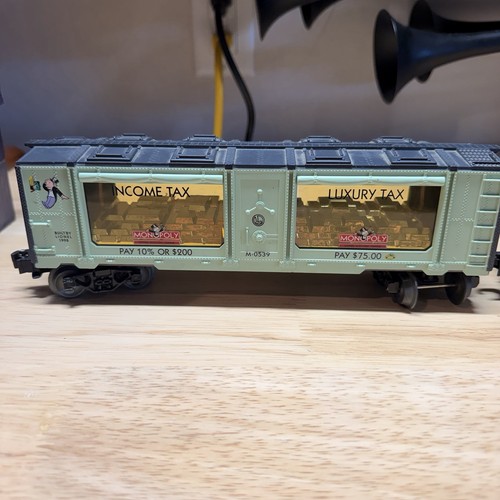 Lionel O Gauge Monopoly Impuesto sobre la Renta/Impuesto de Lujo Caja Coche M-0539 1998 | Condition: Used