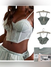 Garage Lace Sheer Bustier Sz. S NWT
