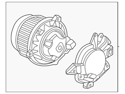 Genuine Honda 2017-2024 Pilot Ridgeline HVAC Blower Motor Assembly 79309-TG7-A61
