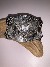 Western Eagle Shield Belt Buckle Rare 