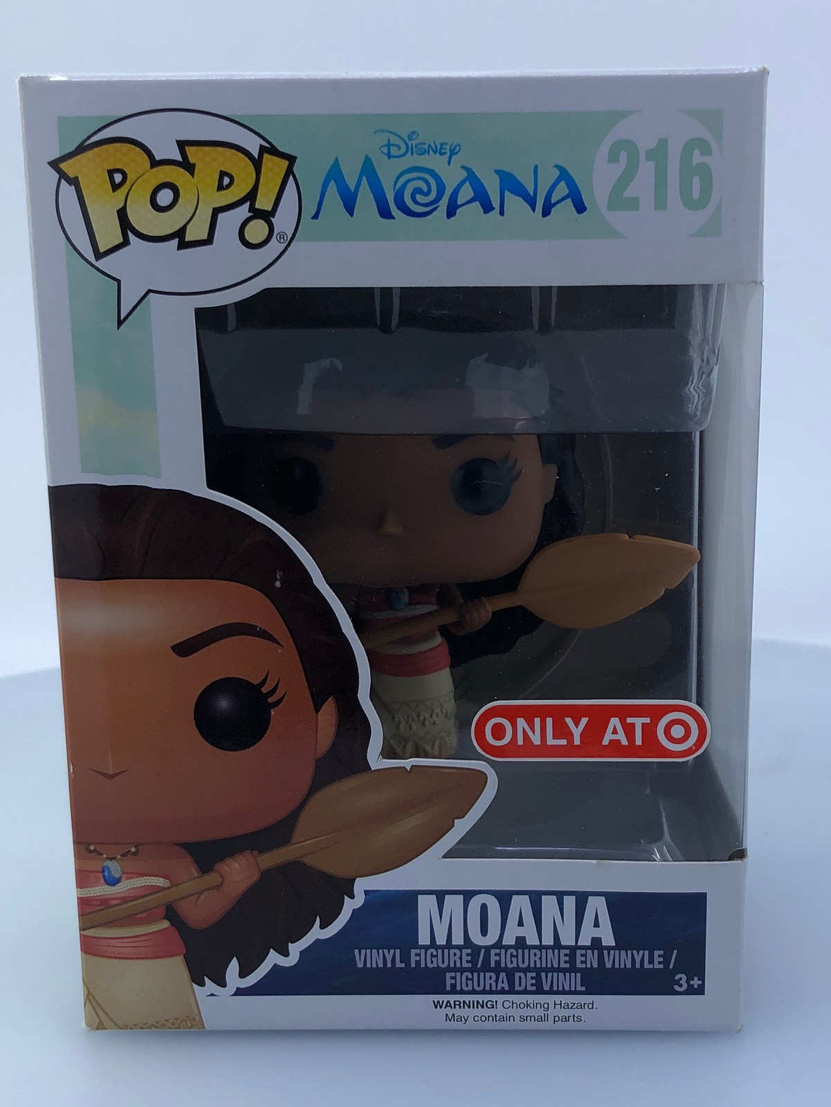 Funko Pop! Disney Moana #216 Target Exclusive Vinyl Figure Damaged Box See Pics